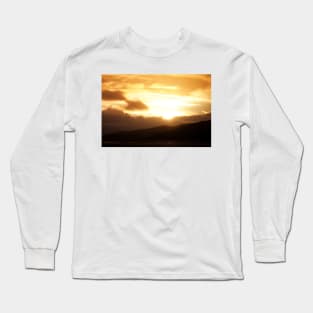 Highland Sunset over Loch Alsh - Highlands, Scotland Long Sleeve T-Shirt